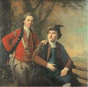 Double portrait of General Richard Wilford of the British Army and his contemporary Sir Levett Hanson. royal academy